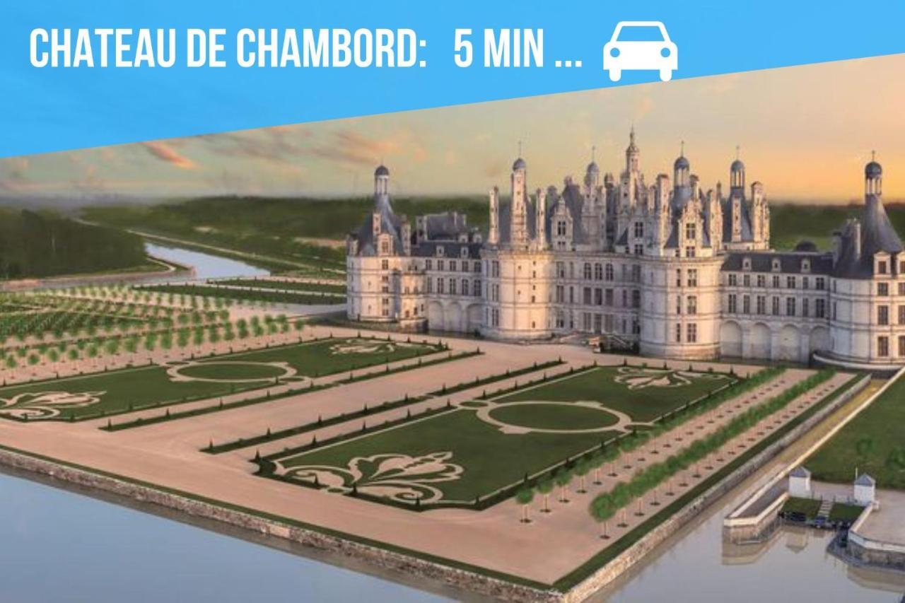CAPORIZON propose Magnifique Grange à côté de Chambord Saint-Claude-de-Diray Exterior foto